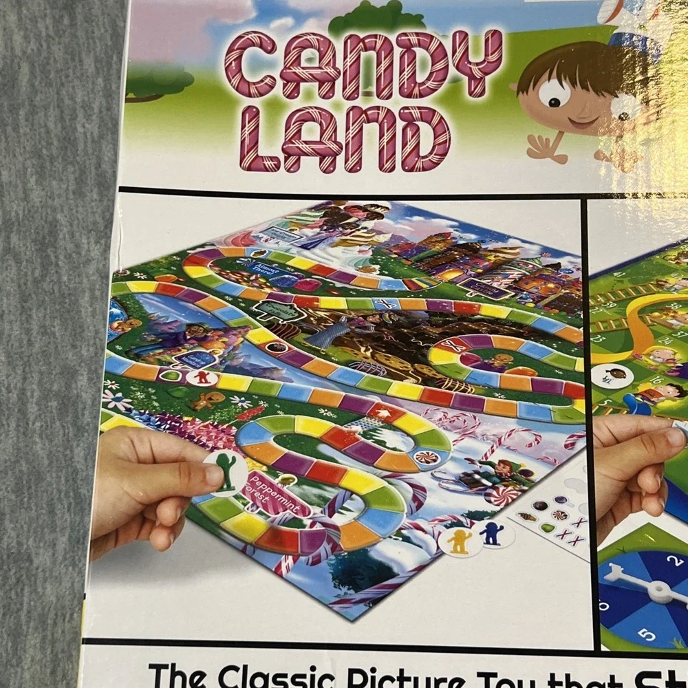 Colorforms 2 in 1 Candy Land Chutes and Ladders Game Toy Ages 3+ Travel Gift New